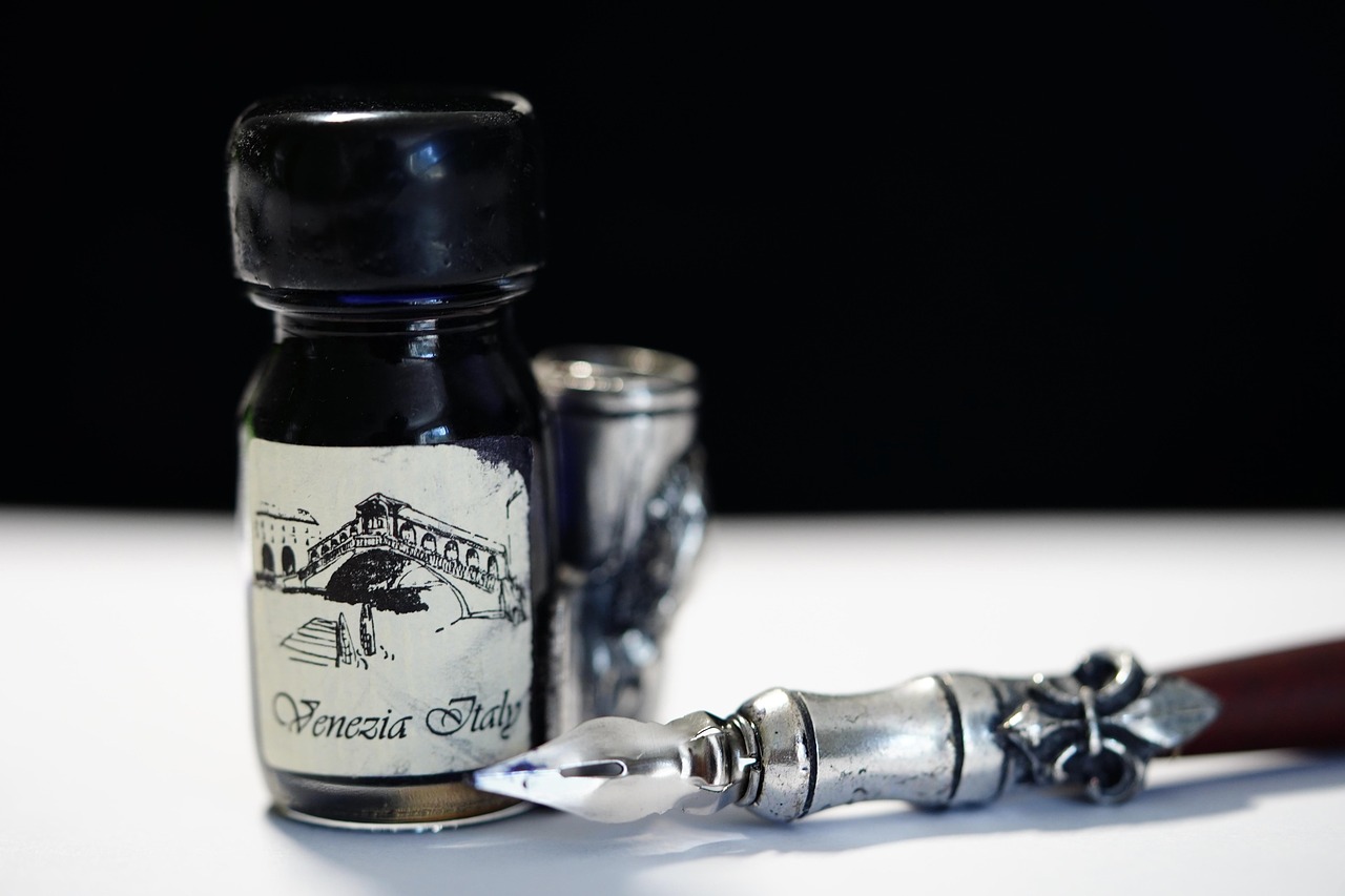 Quill and ink